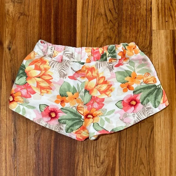 Kids Mayoral Girl Floral Shorts Size 2 - Picture 4 of 4